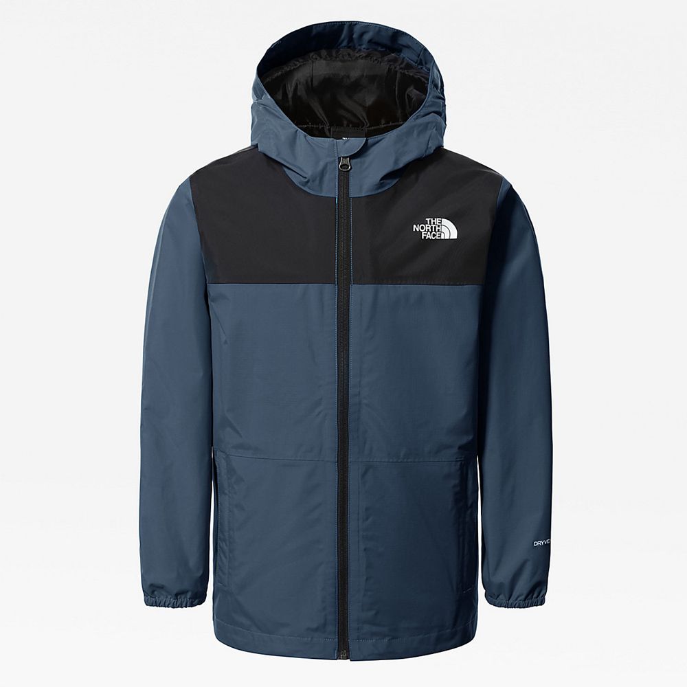 The North Face Jackets Youth Australia - The North Face Chavano Shell Blue / Black (ELF-540237)